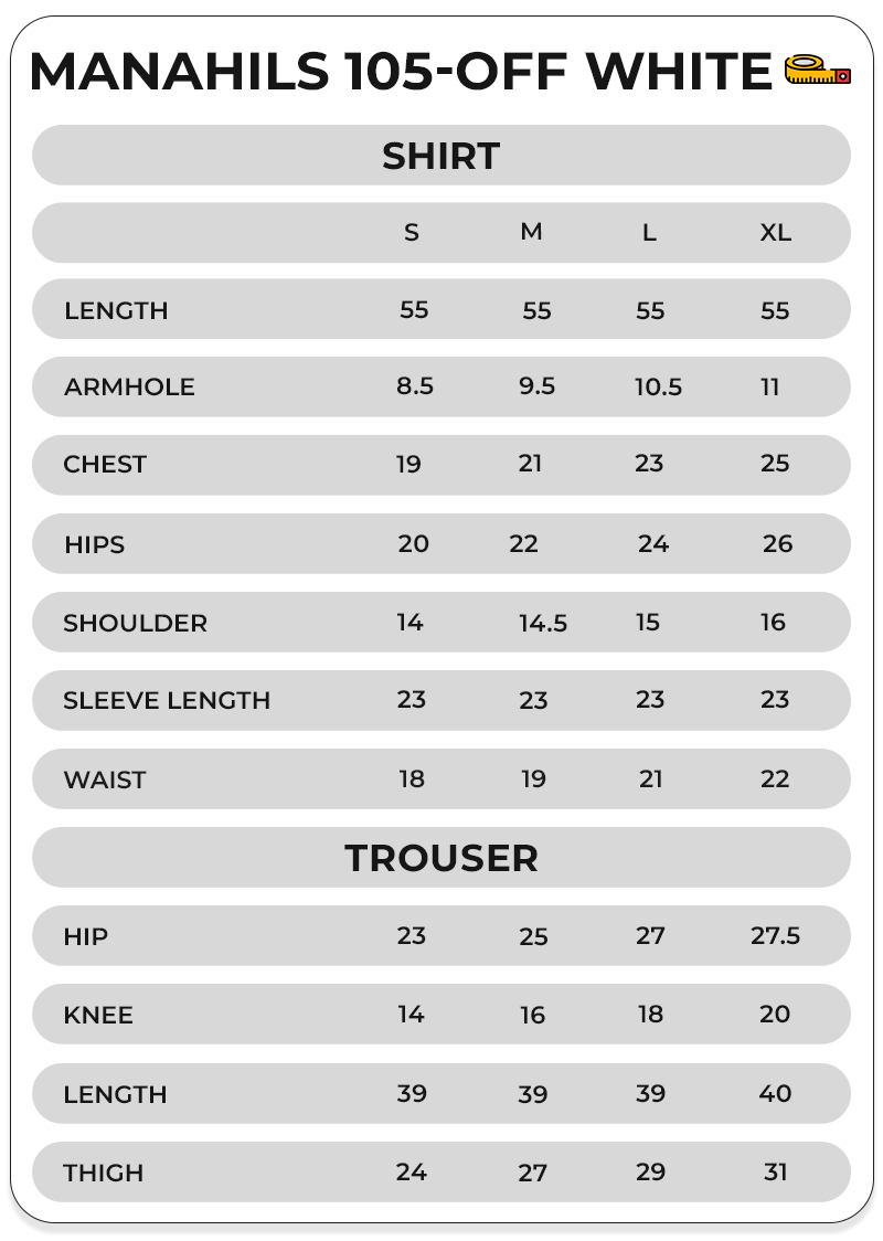 Size Chart Image