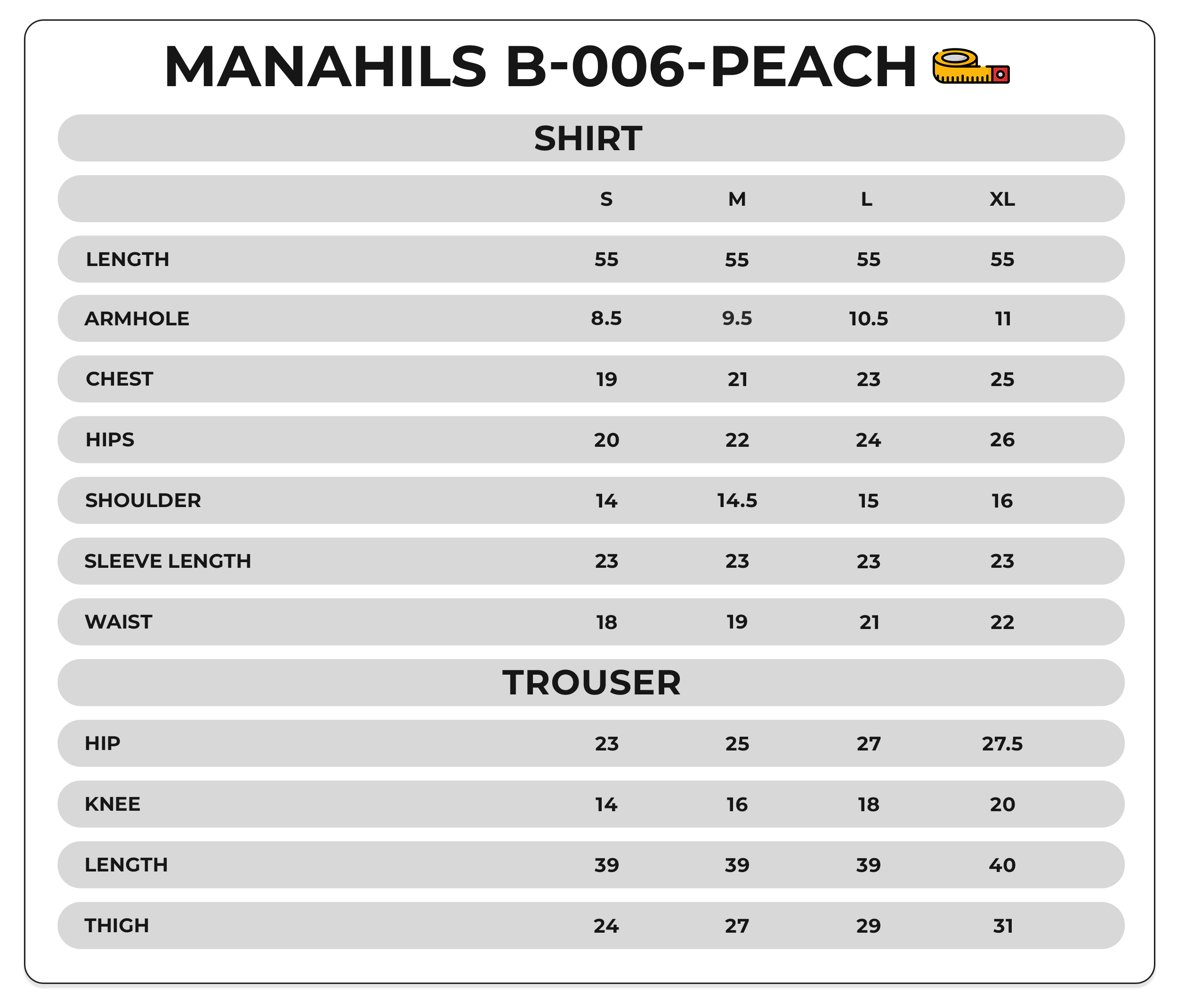 Size Chart Image