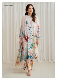 Winter Collection - Zarif - Prints - Georgette Silk - D#07 - Ezrah