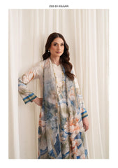 Winter Collection - Zarif - Prints - Georgette Silk - D#03 - Aslaan