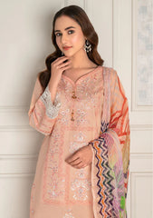 Lawn Collection - Noor Jahan - Rang-E-Noor - Chikankari - RN#1 - Peach