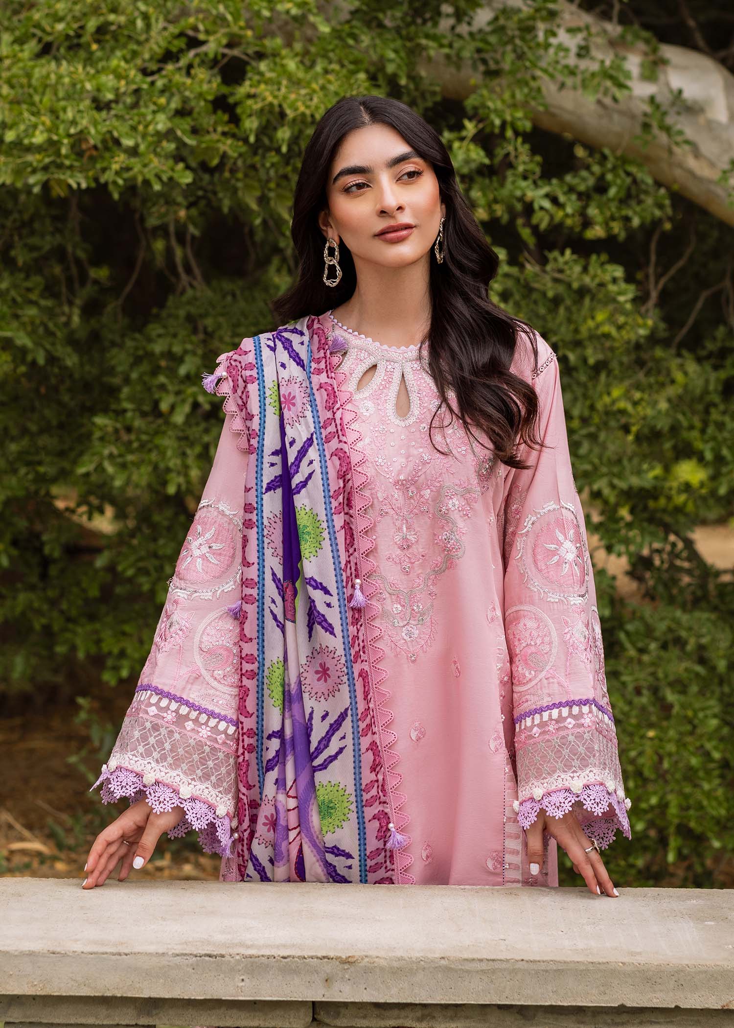 Lawn Collection - Sadaf Fawad Khan - Siraa Vol 2 - SS24#03 - A - GINA