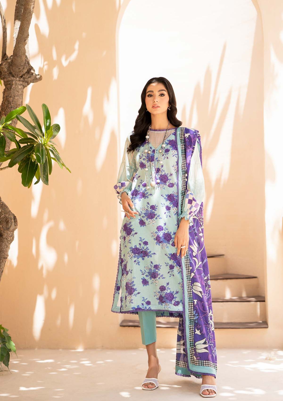 Lawn Collection - Paltar - Surmai - AMAL - D#7