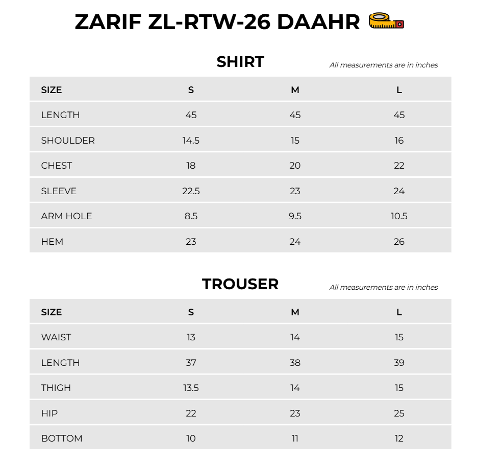 Size Chart Image
