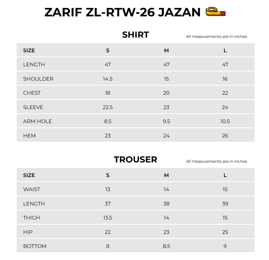 Size Chart Image