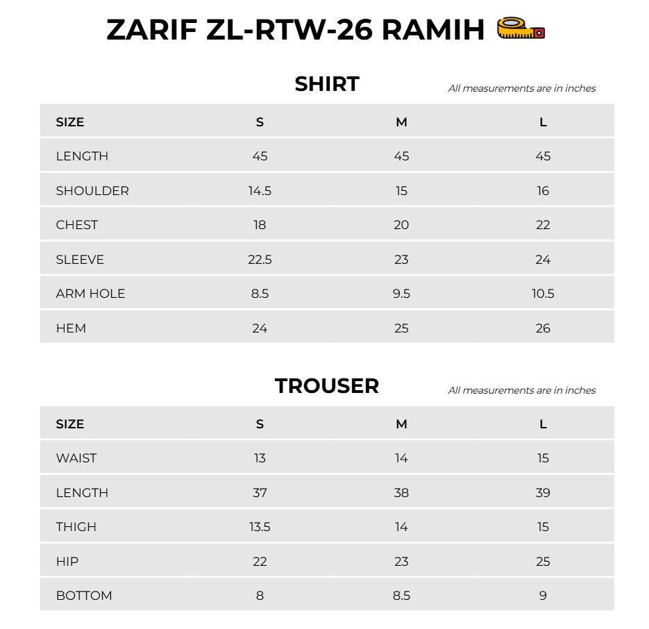 Size Chart Image