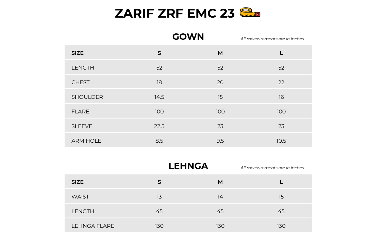 Size Chart Image