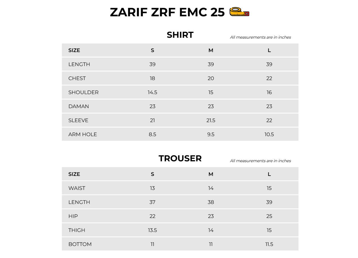 Size Chart Image