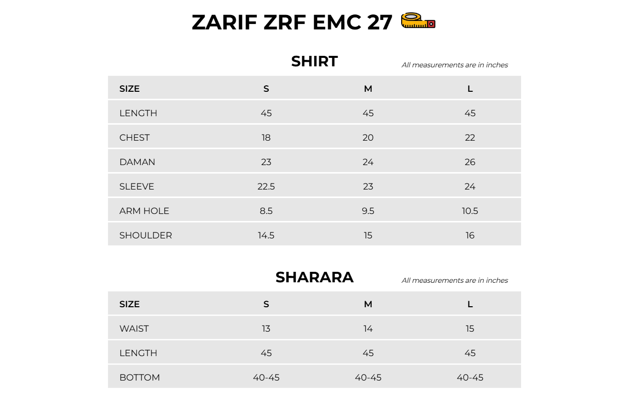 Size Chart Image