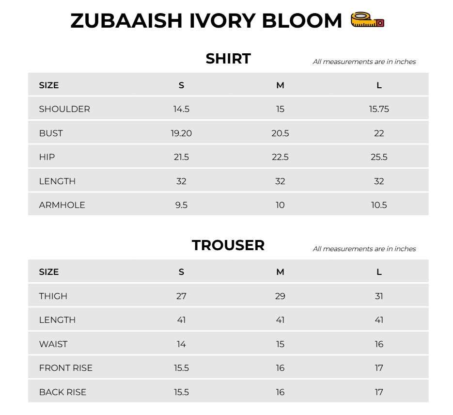 Size Chart Image