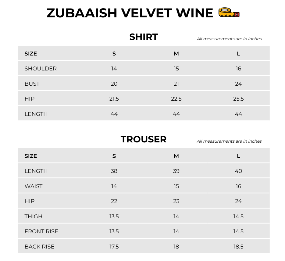 Size Chart Image