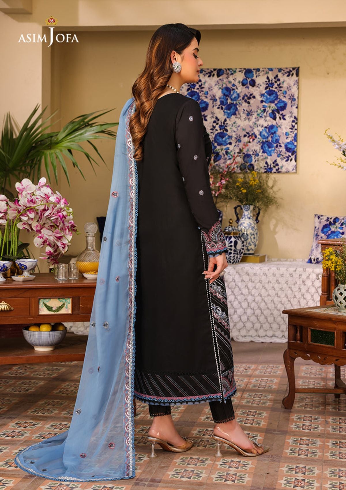 Lawn Collection - Asim Jofa - Zarq Barq - AJZB#9