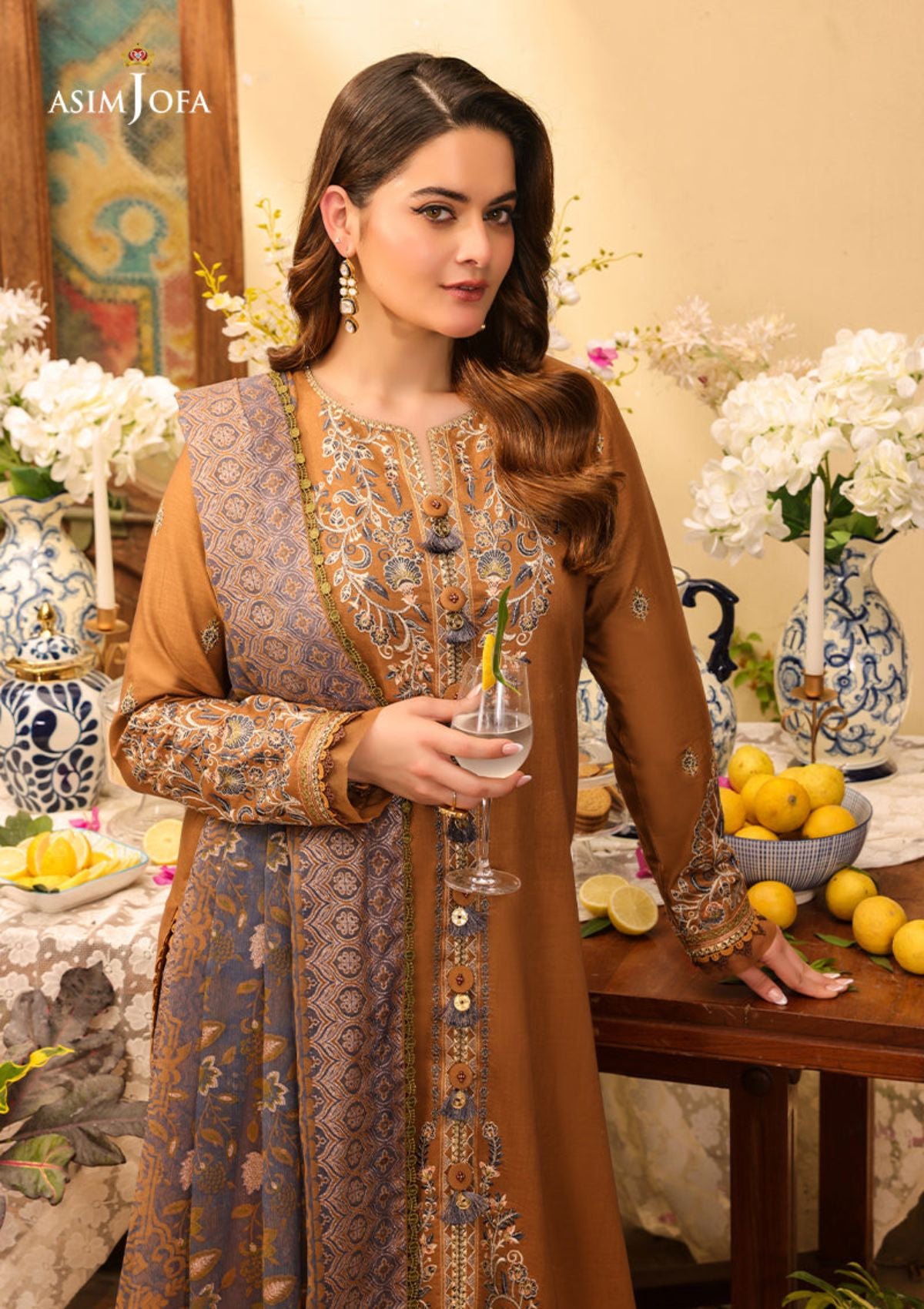 Lawn Collection - Asim Jofa - Zarq Barq - AJZB#5