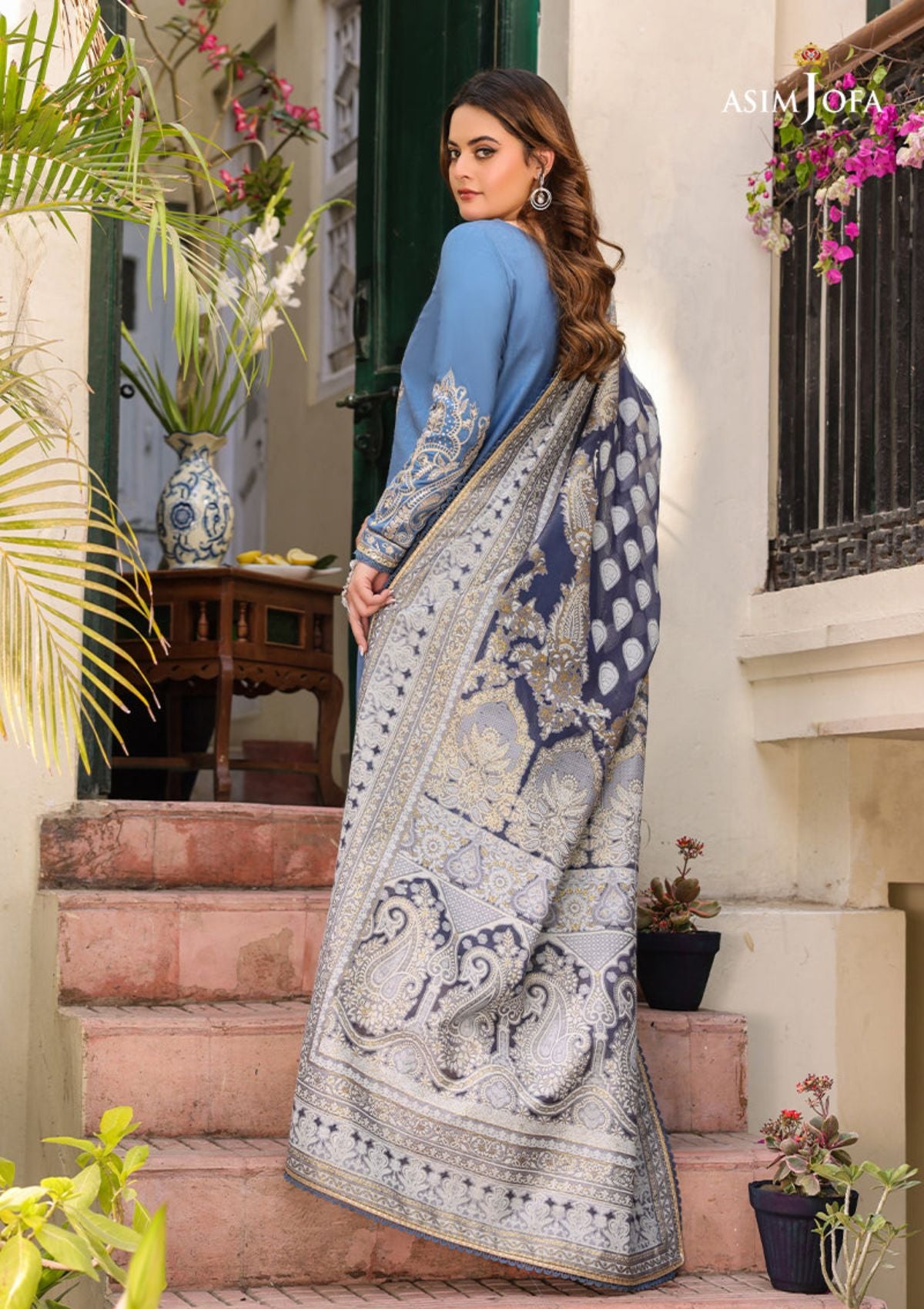 Lawn Collection - Asim Jofa - Zarq Barq - AJZB#13