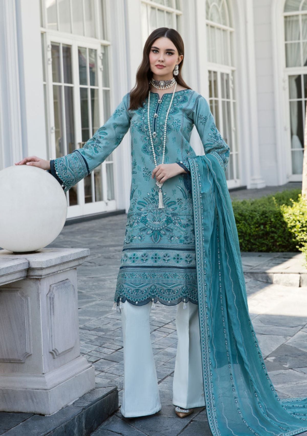 Lawn Collection - Gulaal - Luxury - GD#04 Fairouzah