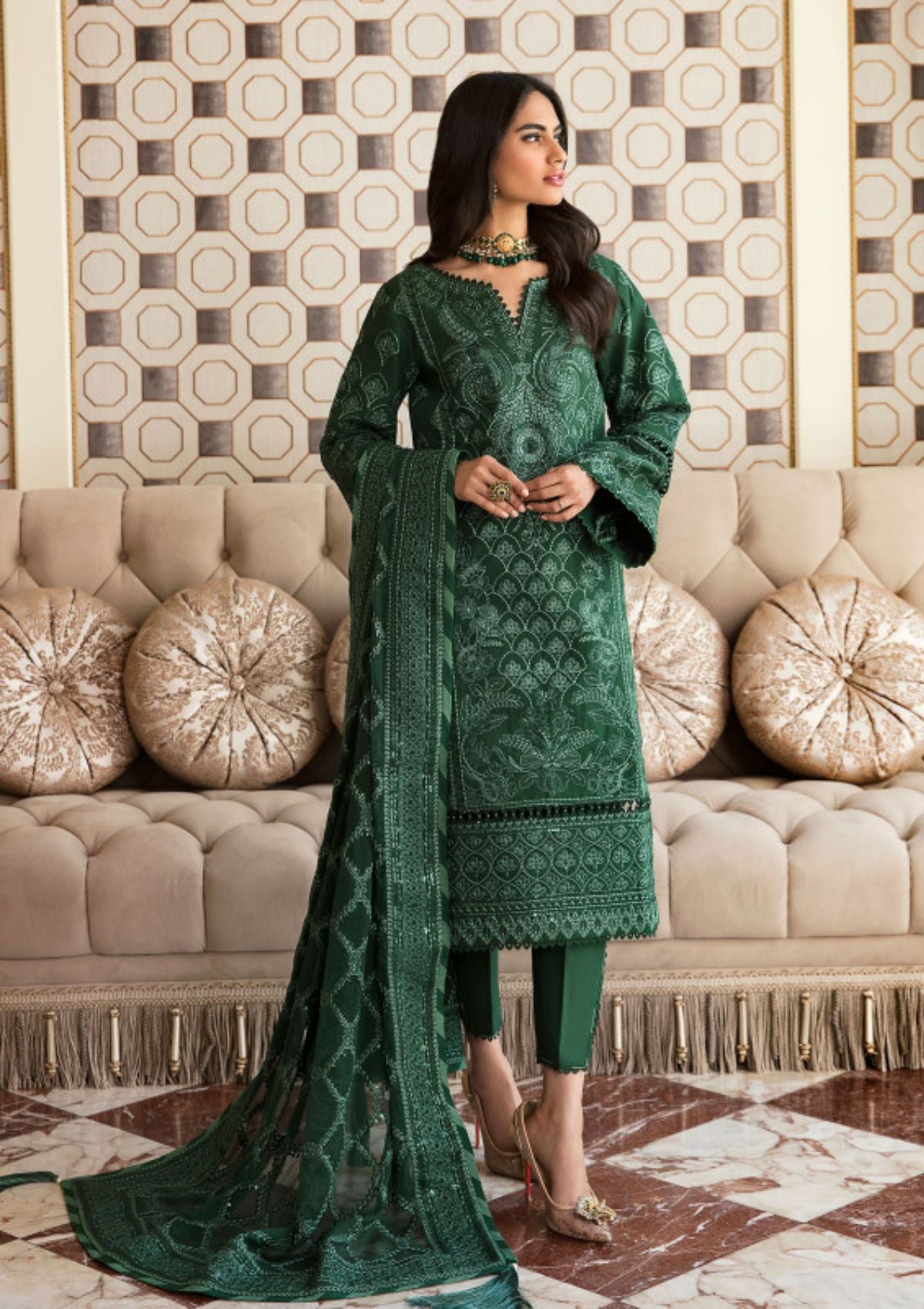 Lawn Collection - Gulaal - Luxury - GD#08 Anisah