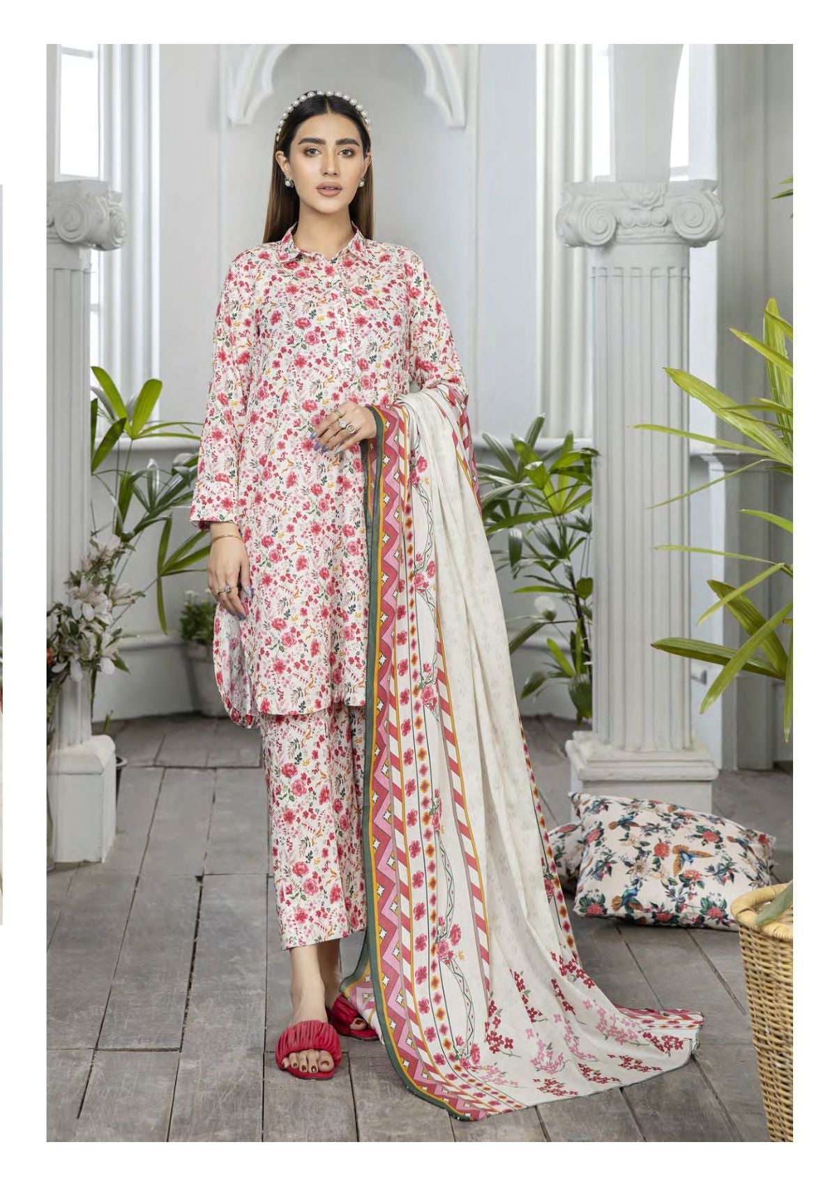 Lawn Collection - Johra - Raiza - D/Printed - JH#384