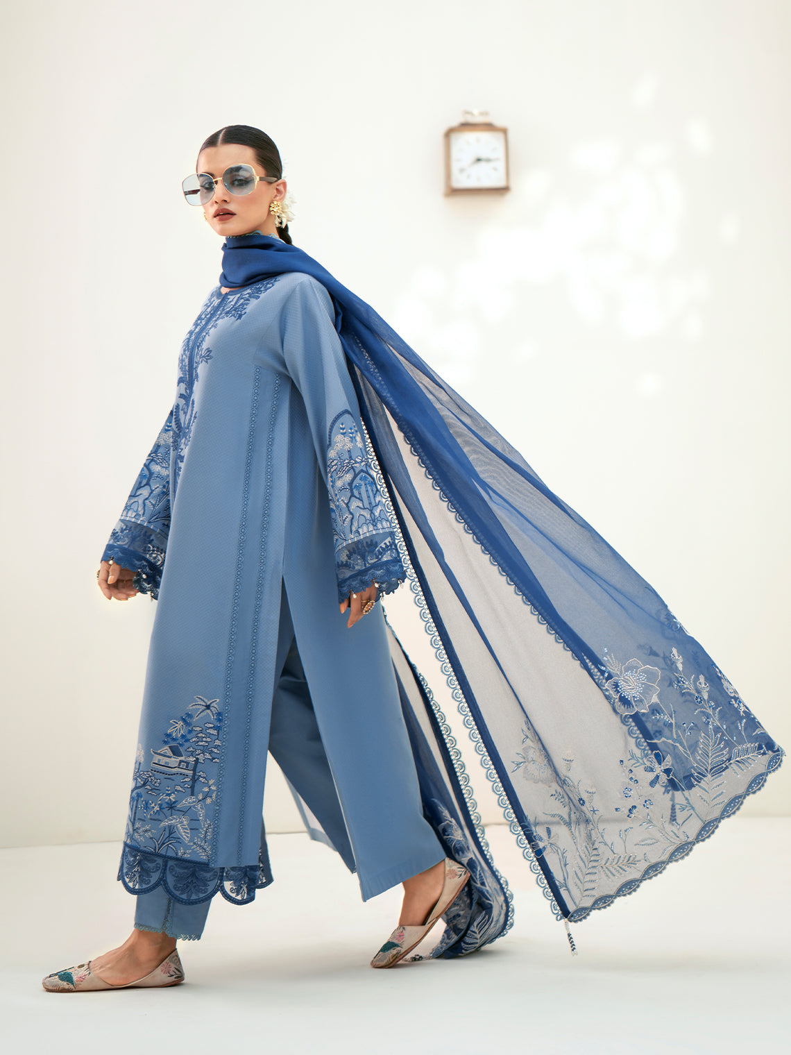 Formal Collection - Fozia Khalid - Elayne Festive - Aquamarine