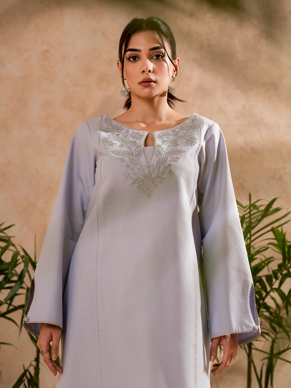 Pret Collection - Fozia Khalid - Basics - Lilac Hint Tunic