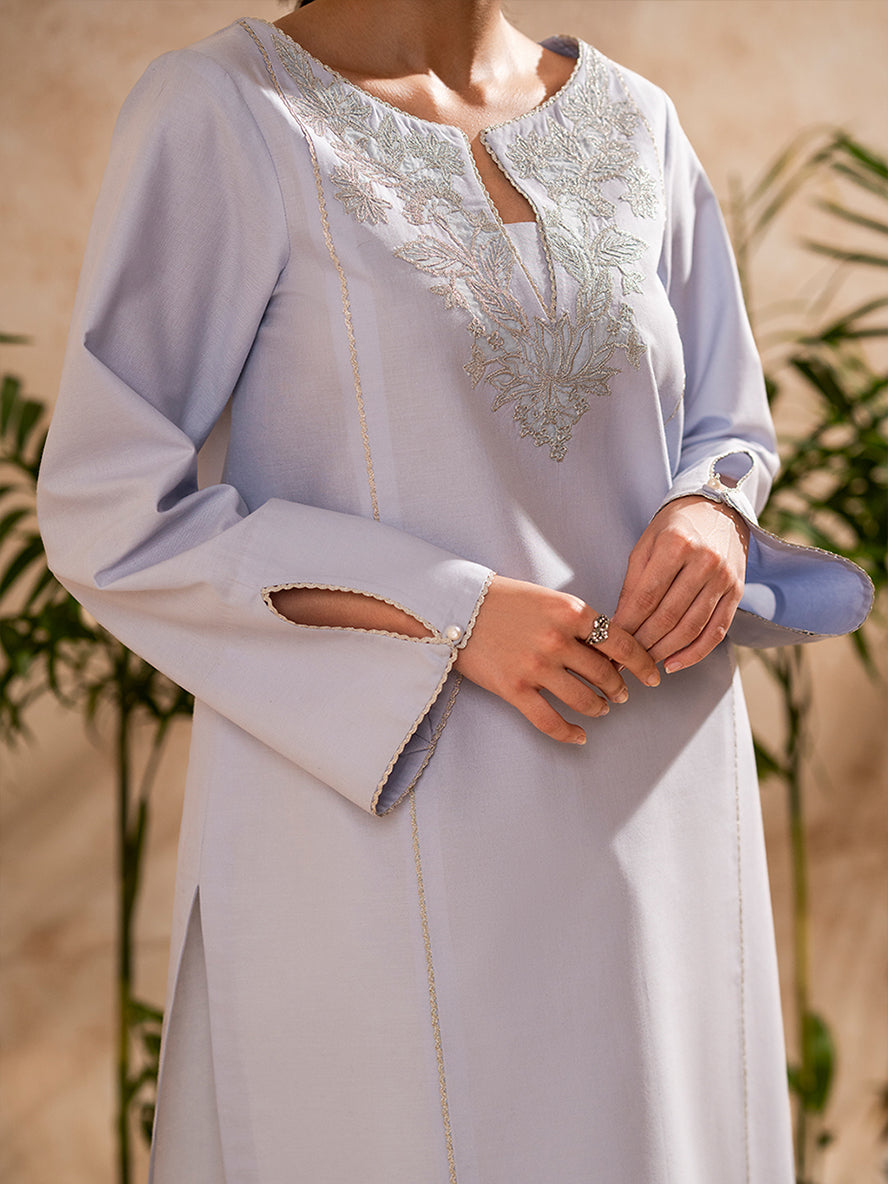 Pret Collection - Fozia Khalid - Basics - Lilac Hint Tunic