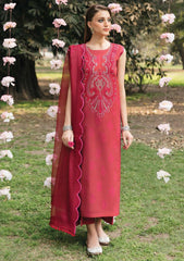 Lawn Collection - Ayzel - Bahaar - AZL#12 Laal Gulab