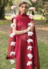 Lawn Collection - Ayzel - Bahaar - AZL#12 Laal Gulab