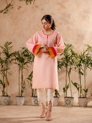 Pret Collection - Fozia Khalid - Basics - Blush Pink Tunic