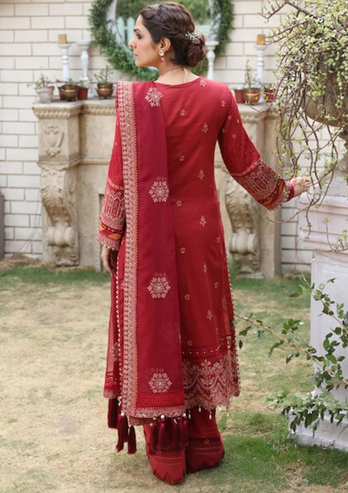 Lawn Collection - Eleshia - Palash - Luxury - Marjaan