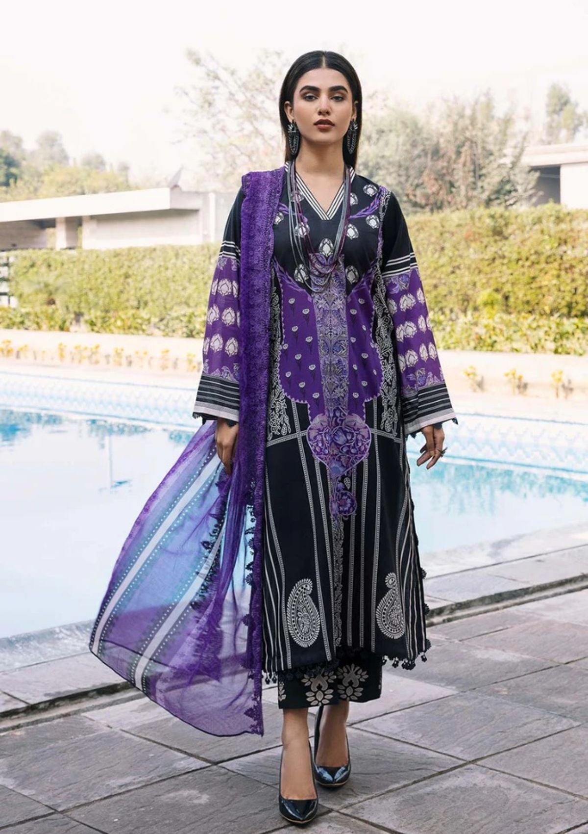 Lawn Collection - Charizma - Sheen - Printed - SH#8