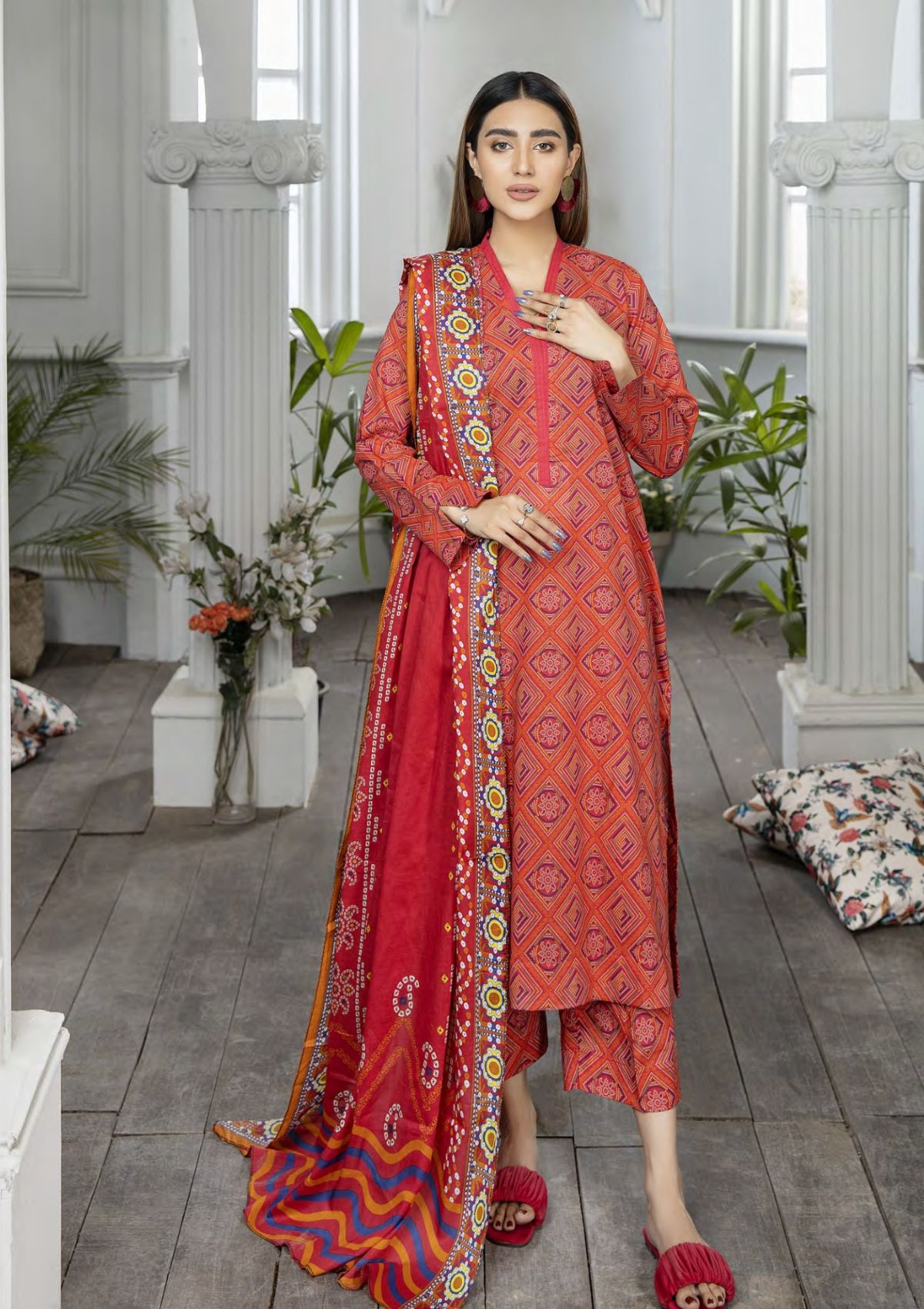 Lawn Collection - Johra - Raiza - D/Printed - JH#388