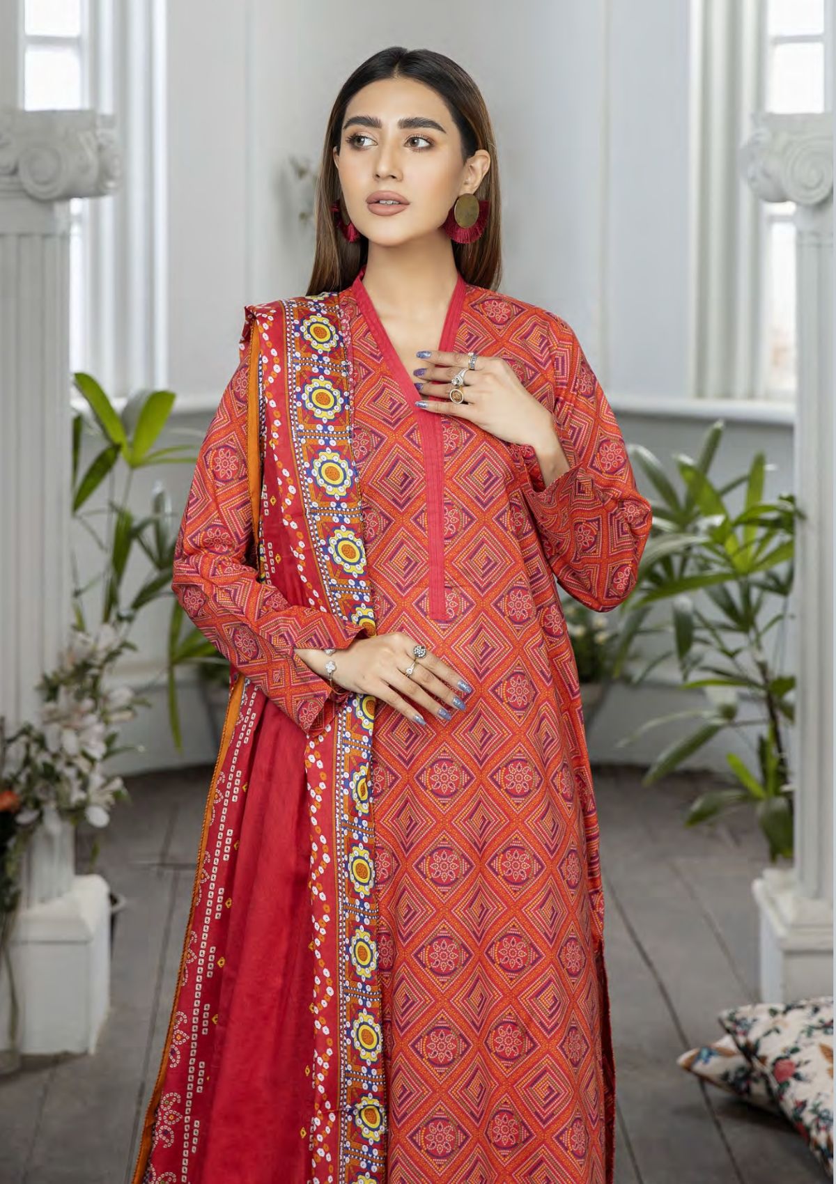 Lawn Collection - Johra - Raiza - D/Printed - JH#388