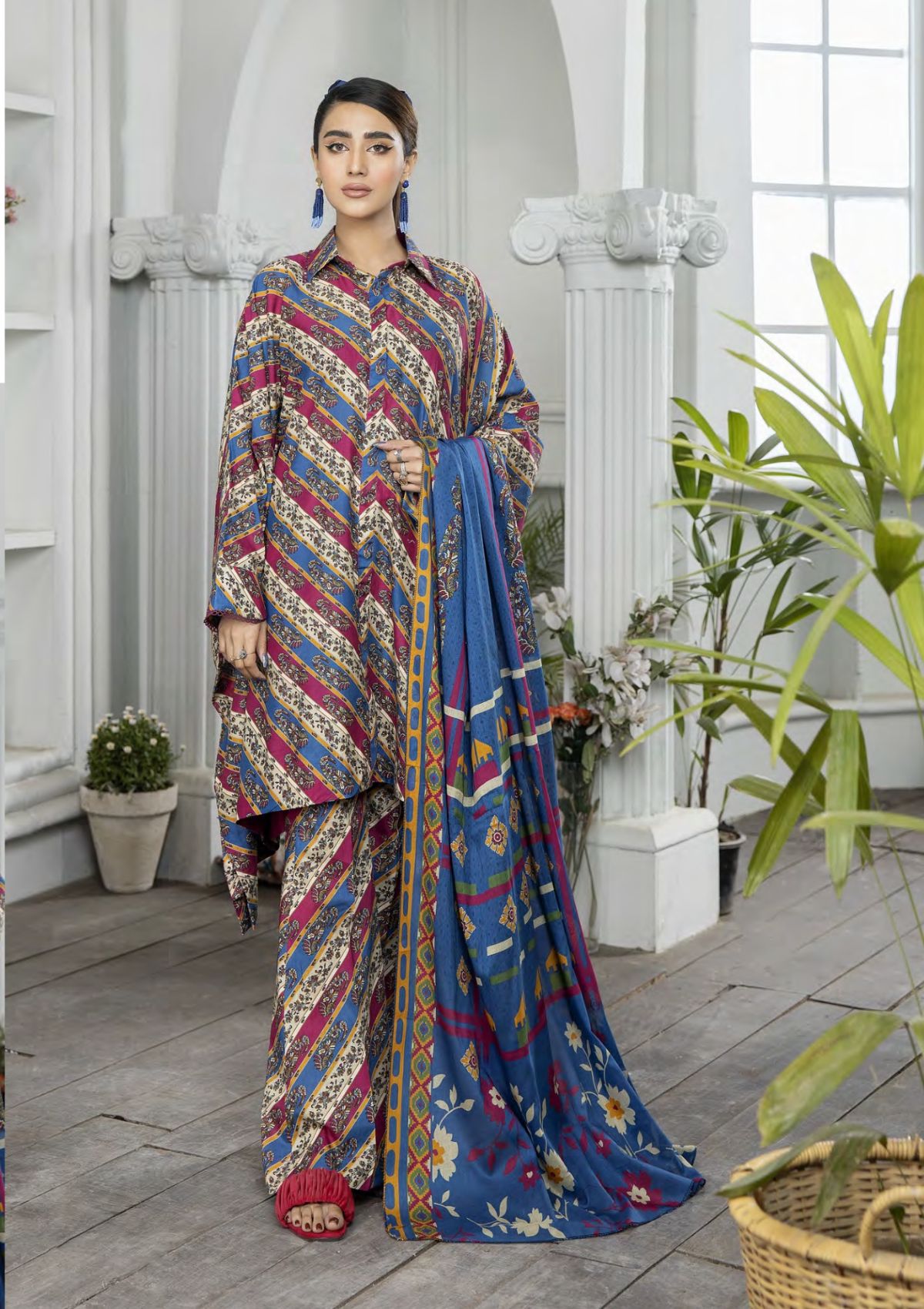 Lawn Collection - Johra - Raiza - D/Printed - JH#390