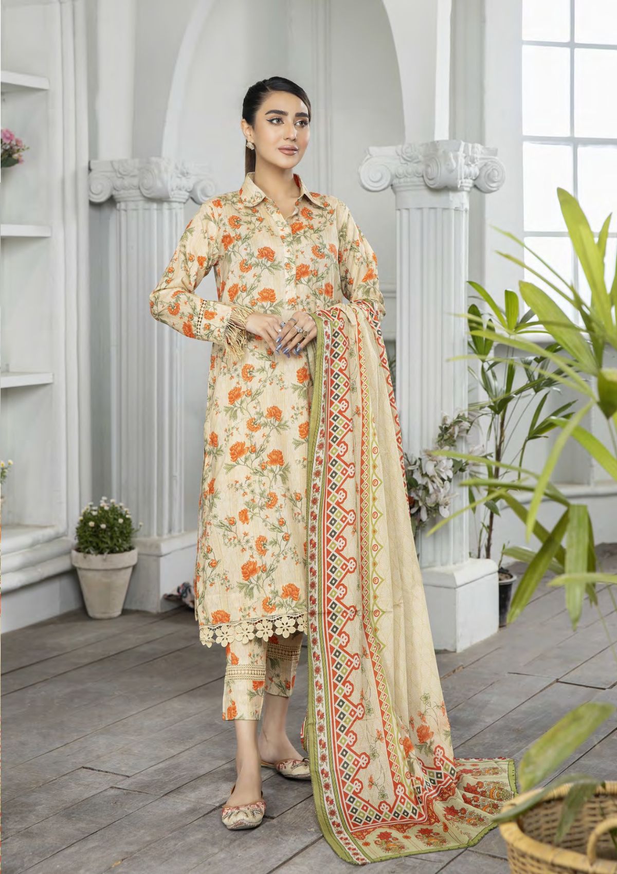 Lawn Collection - Johra - Raiza - D/Printed - JH#391