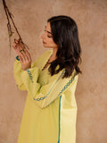 Pret Collection - Fozia Khalid - Basics - Lime Green Tunic