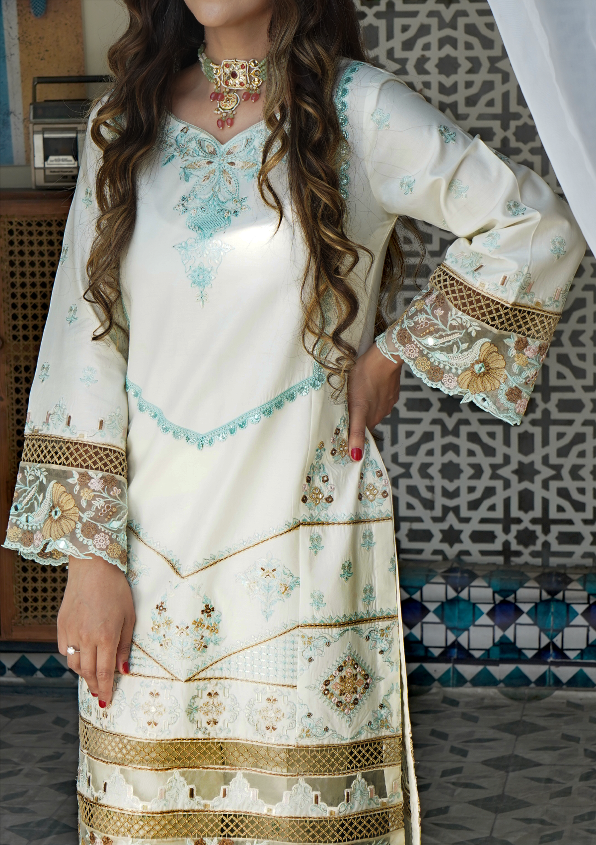 Lawn Collection - Rubaaiyat - Embroidered - D#10