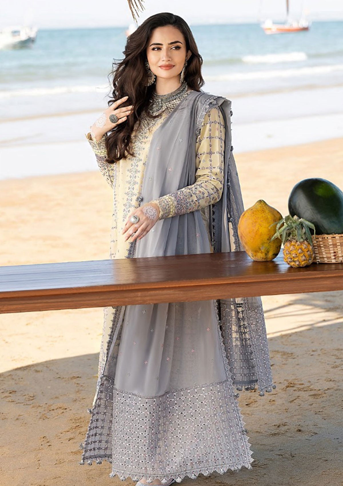 Lawn Collection - Jazmin - Shahkaar - Eid Festive - D#4 | Zareen