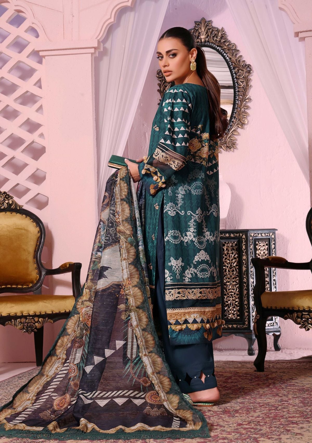 Lawn Collection - Aahang - Roohi - Eid -  ARE#10 Zimal