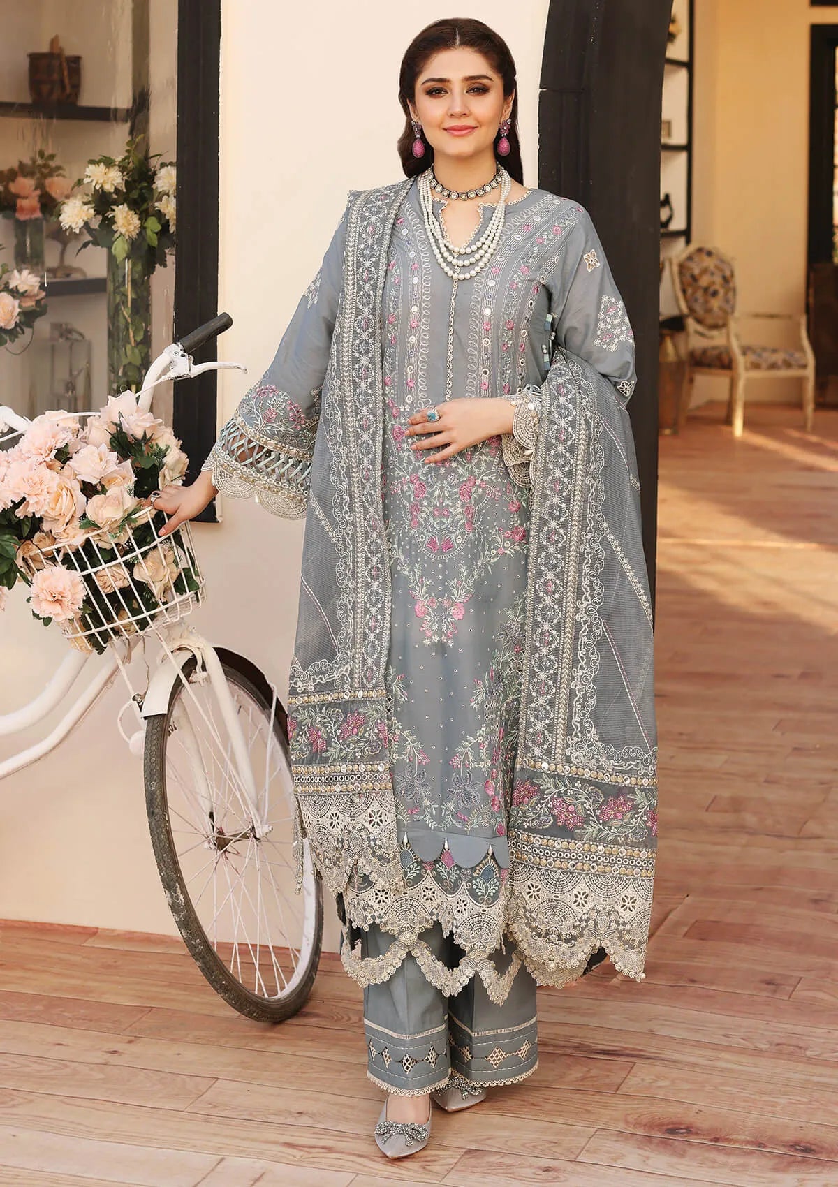 Lawn Collection - Kahf - Luxury - KLC#08 DOVE