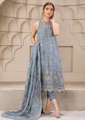 Formal Dress - Zarif - Falak - Festive - ZF#05 (Blue Bell)