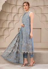 Formal Dress - Zarif - Falak - Festive - ZF#05 (Blue Bell)