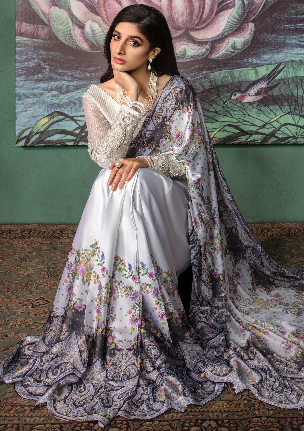 Saree - Nayab - Jahan Araa- D#03 - Mehka
