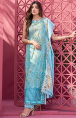 Lawn Collection- Al Zohaib - Rungkari - D#08