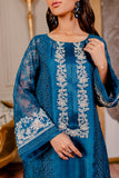 Formal Collection - Fozia Khalid - Lumieres Festive - VoL 3 - Sherpa Blue
