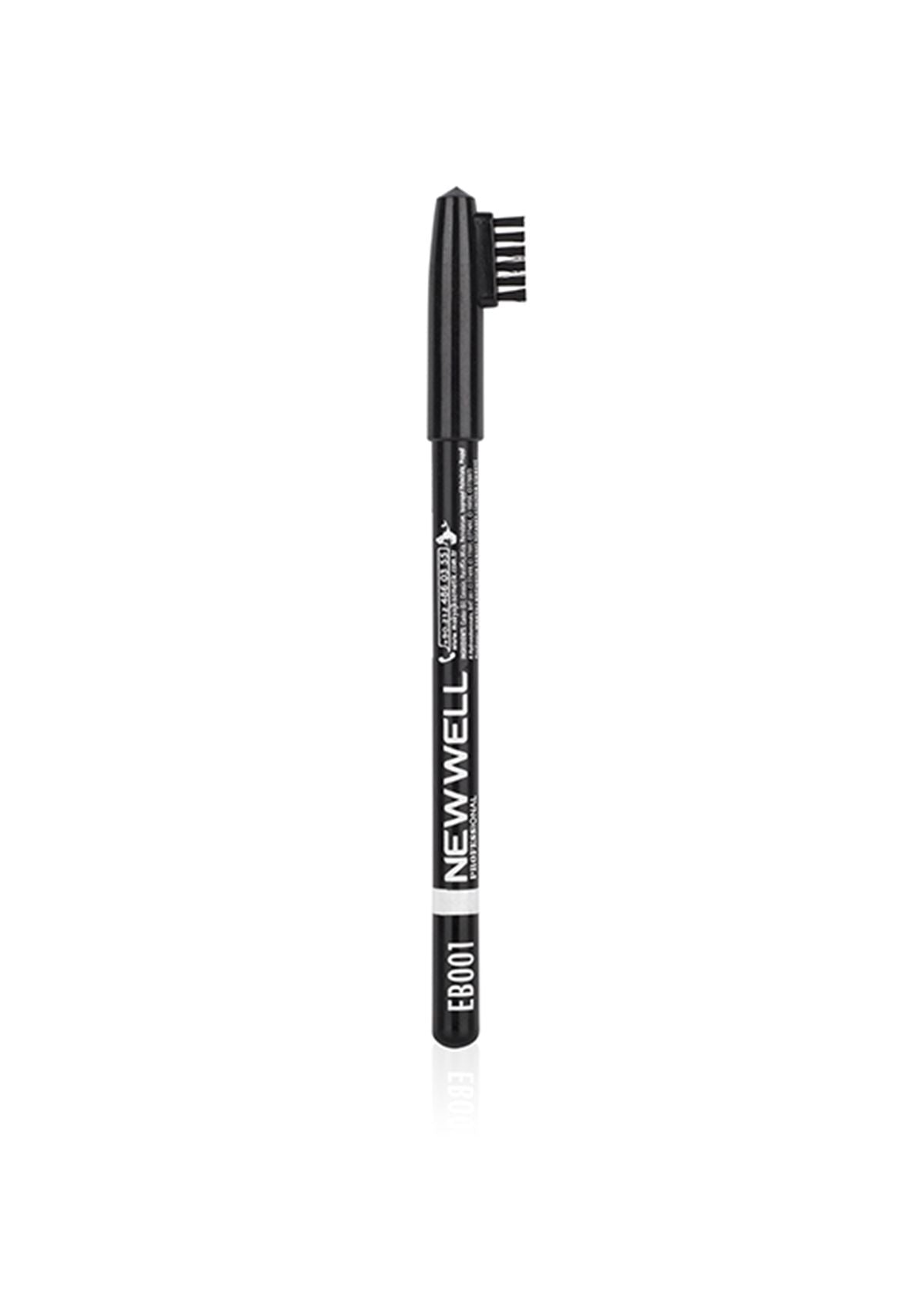 Cosmetics - Newwell - Eyebrow Pencil - Black - EB001 Saleem Fabrics Traditions