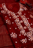 Fancy Collection - Net Gota Work 2pcs - D#1 (Maroon) Saleem Fabrics Traditions