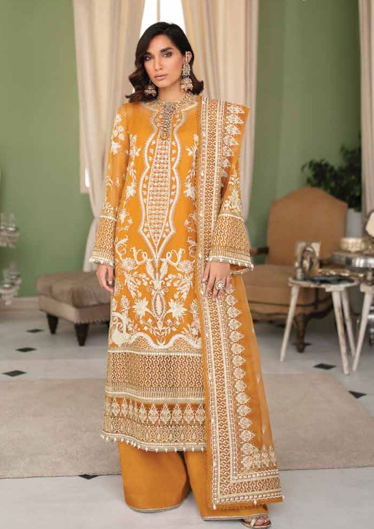 Formal Collection - Afrozeh - La Fuchsia - Festive - ALF#8 Saleem Fabrics Traditions