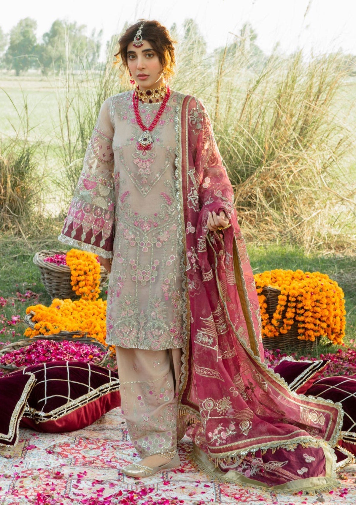 Formal Collection - Alif - Gota Kinari - AGK#2 Saleem Fabrics Traditions