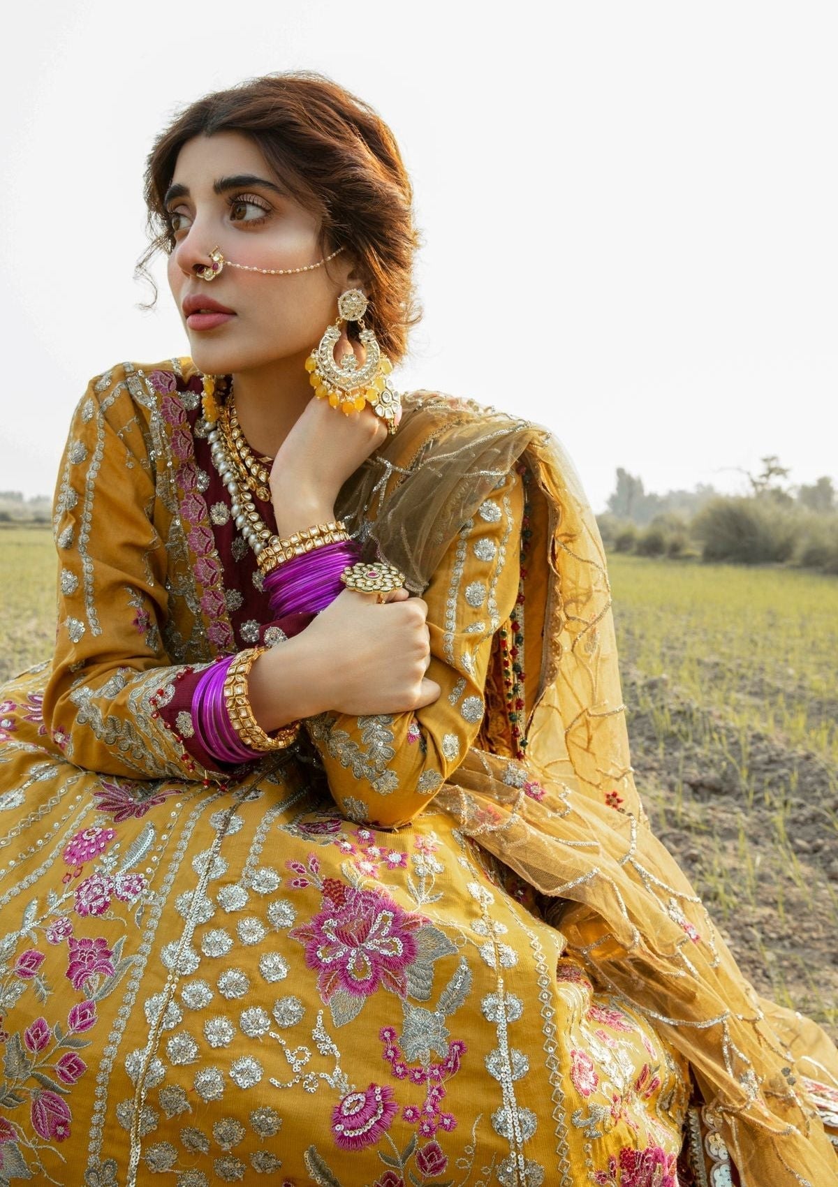 Formal Collection - Alif - Gota Kinari - AGK#6 Saleem Fabrics Traditions