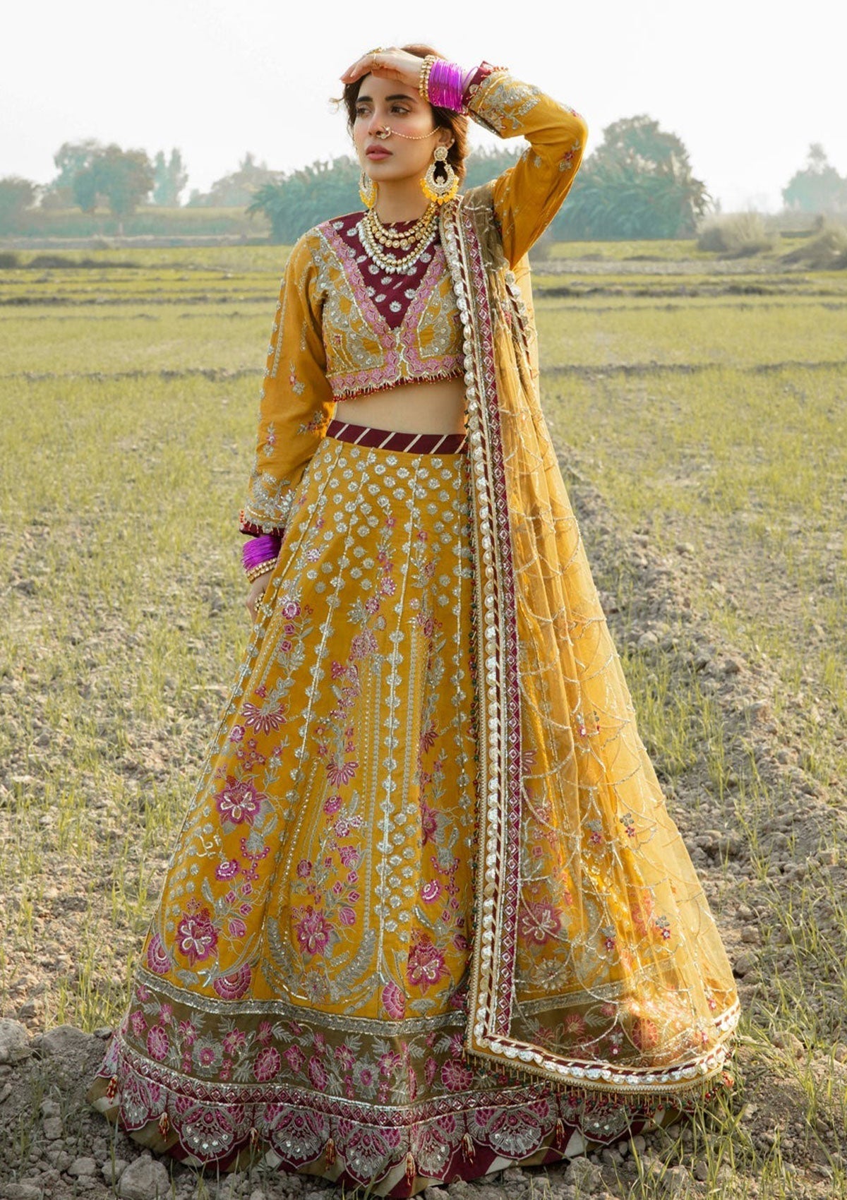 Formal Collection - Alif - Gota Kinari - AGK#6 Saleem Fabrics Traditions