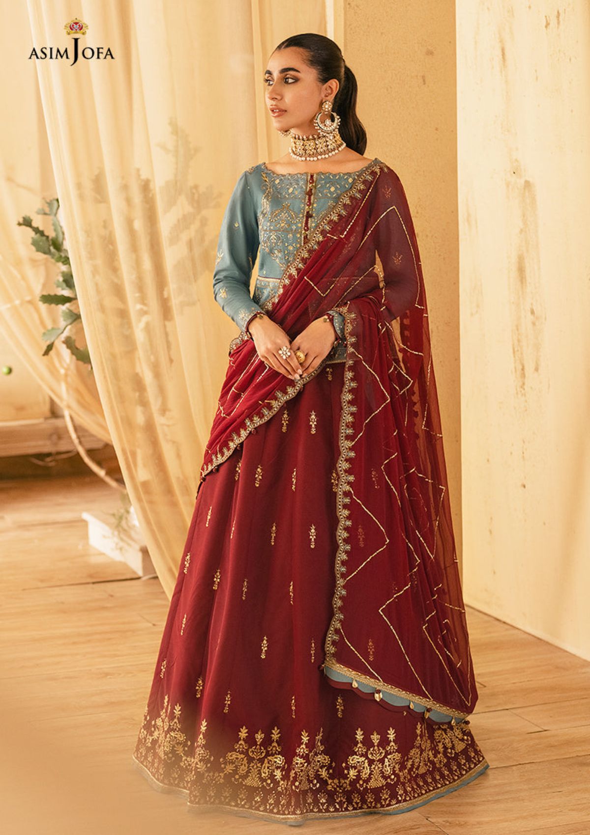 Formal Collection - Asim Jofa - Mehr-O-Mah - AJM#02 Saleem Fabrics Traditions